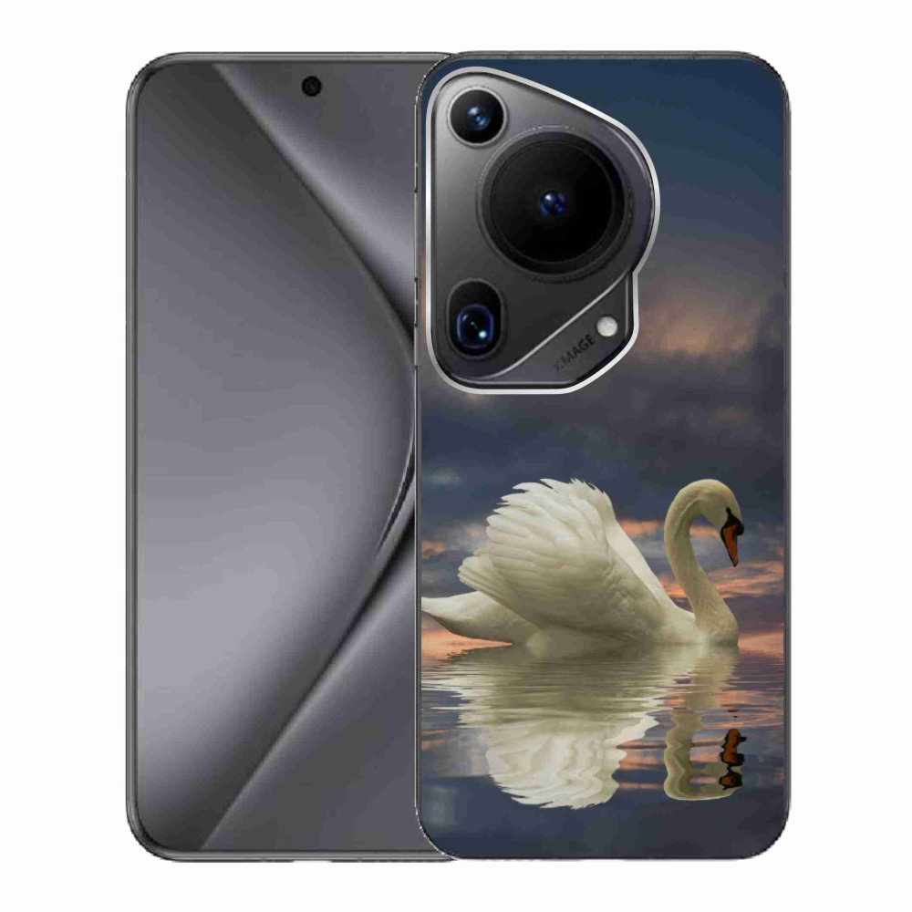 Gél borítás mmCase a Huawei Pura 70 Ultra készülékhez - hattyú