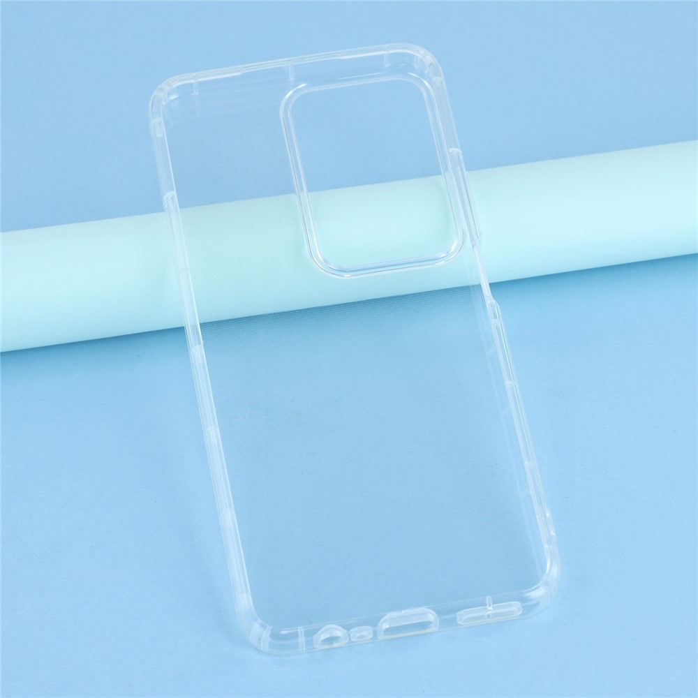 Átlátszó zselés tok a Realme C71 készülékhez - átlátszó