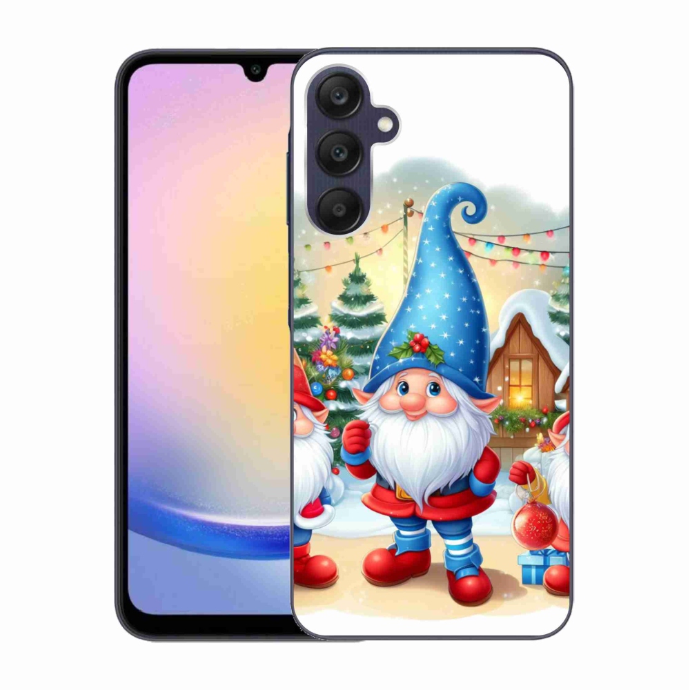 Gél borítás mmCase Samsung Galaxy A25 5G - karácsonyi manókhoz