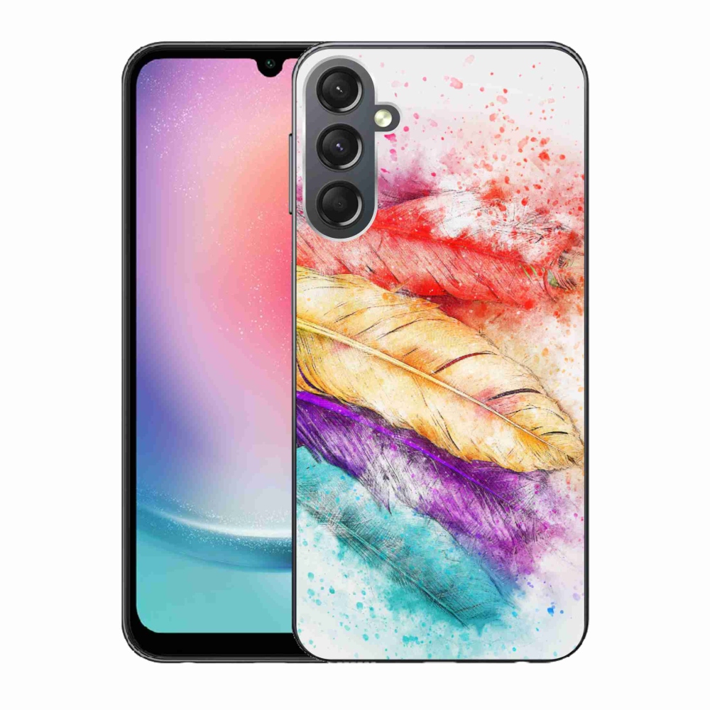 Zselés borítás mmCase Samsung Galaxy A24 készülékhez - színes toll