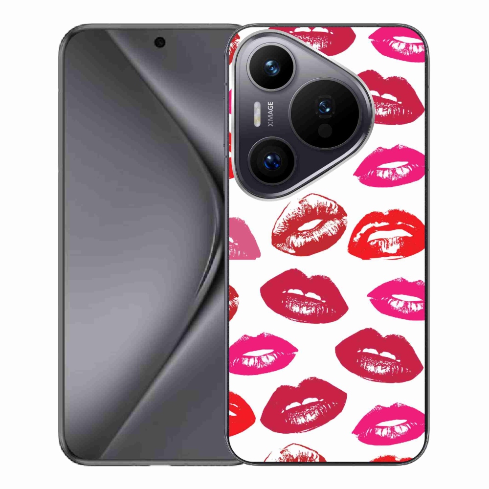 Zselés borítás mmCase a Huawei Pura 70 Pro készülékhez - ajkak