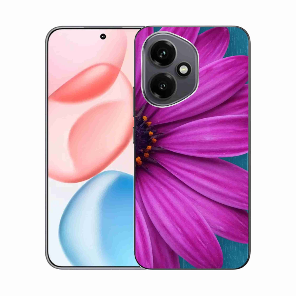 Zselés borító mmCase a Honor 400-hoz - lila margaréta