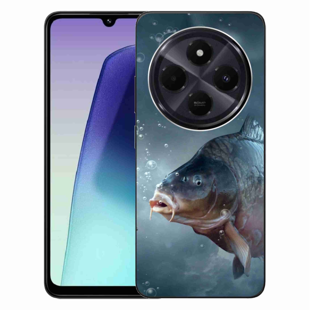 Gél borítás mmCase a Xiaomi Redmi 14C/Poco C75-hez - ponty és buborékok