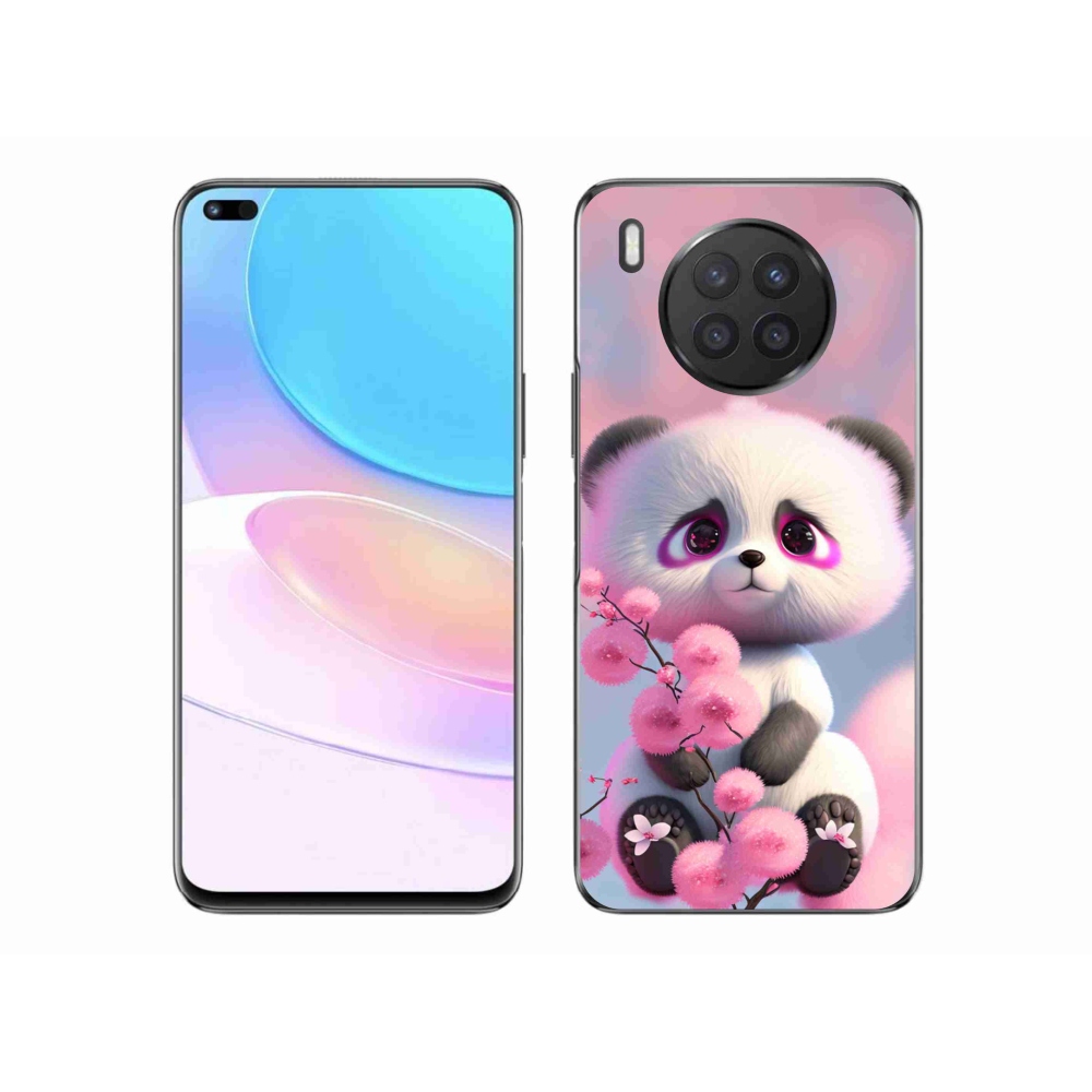 Gél borító mmCase a Huawei Nova 8i készülékhez - aranyos panda 1