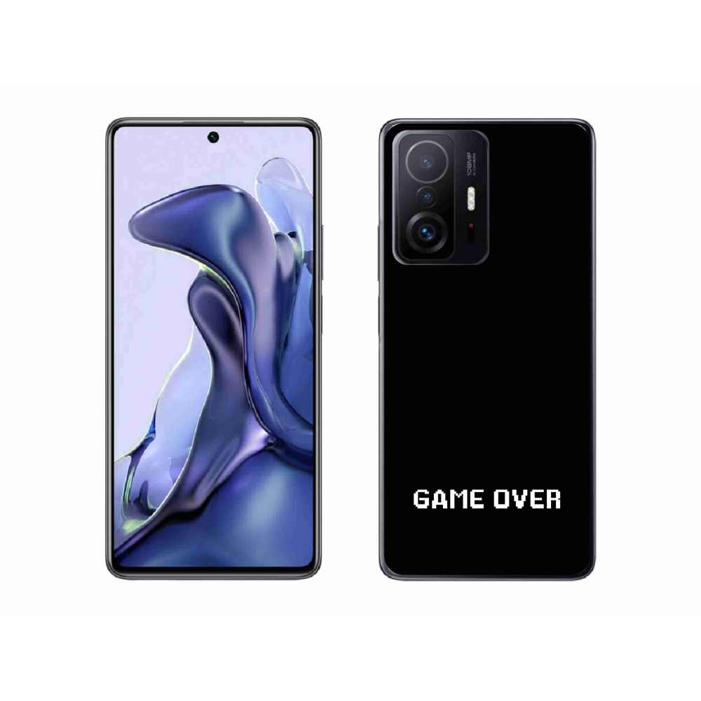 Gél borítás mmCase a Xiaomi 11T Pro számára - játék fekete háttérrel