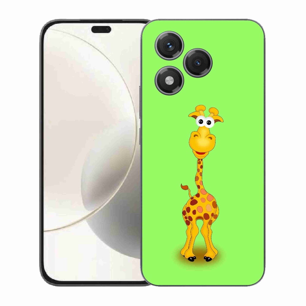 Zselés borító mmCase a Honor 400 Lite-hoz - rajzfilm zsiráf