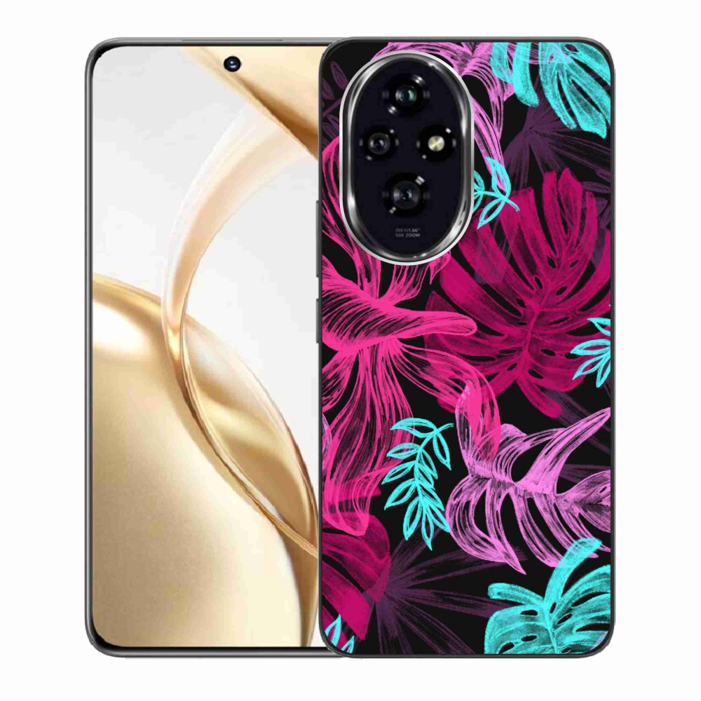 Zselés borító mmCase a Honor 200 5G készülékhez - virágok 1