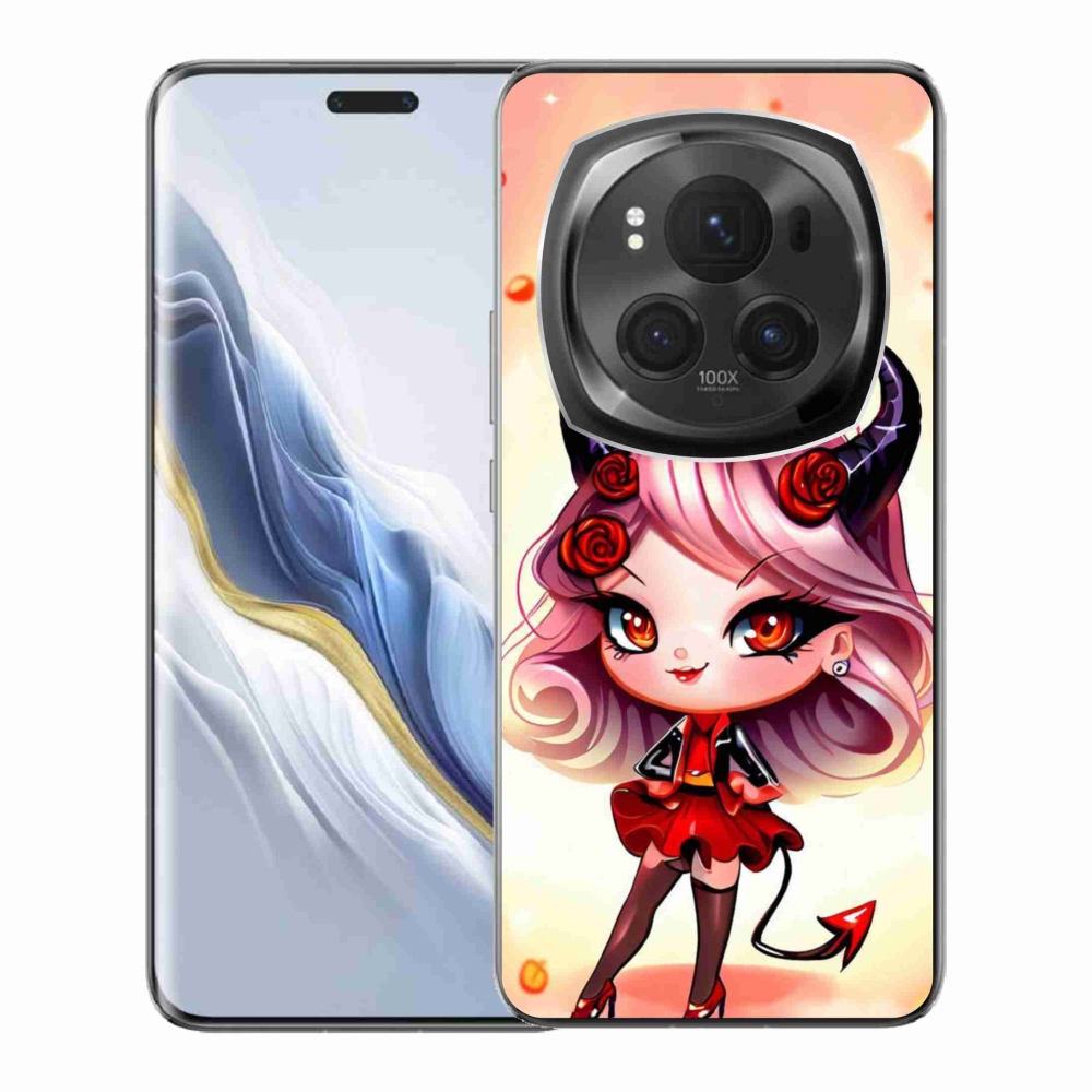 Gél borítás mmCase a Honor Magic 6 Pro 5G számára - rajzfilm ördög