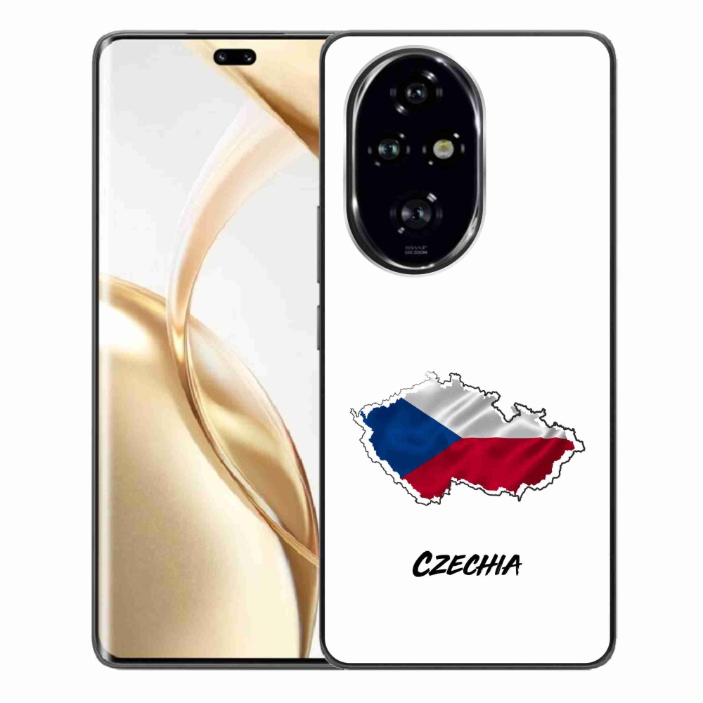 Zselés borító mmCase a Honor 200 Pro 5G készülékhez - Csehország fehér háttér