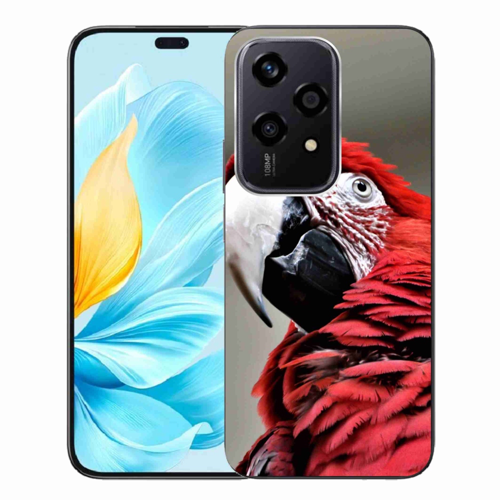 Gél tok mmCase a Honor 200 Lite 5G készülékhez - papagáj ara piros