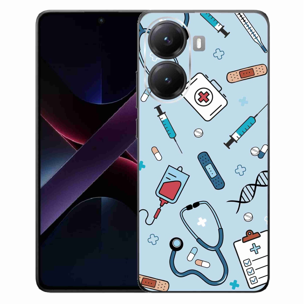 Gél borítás mmCase a Xiaomi Poco X7 Pro 5G számára - egészség 1