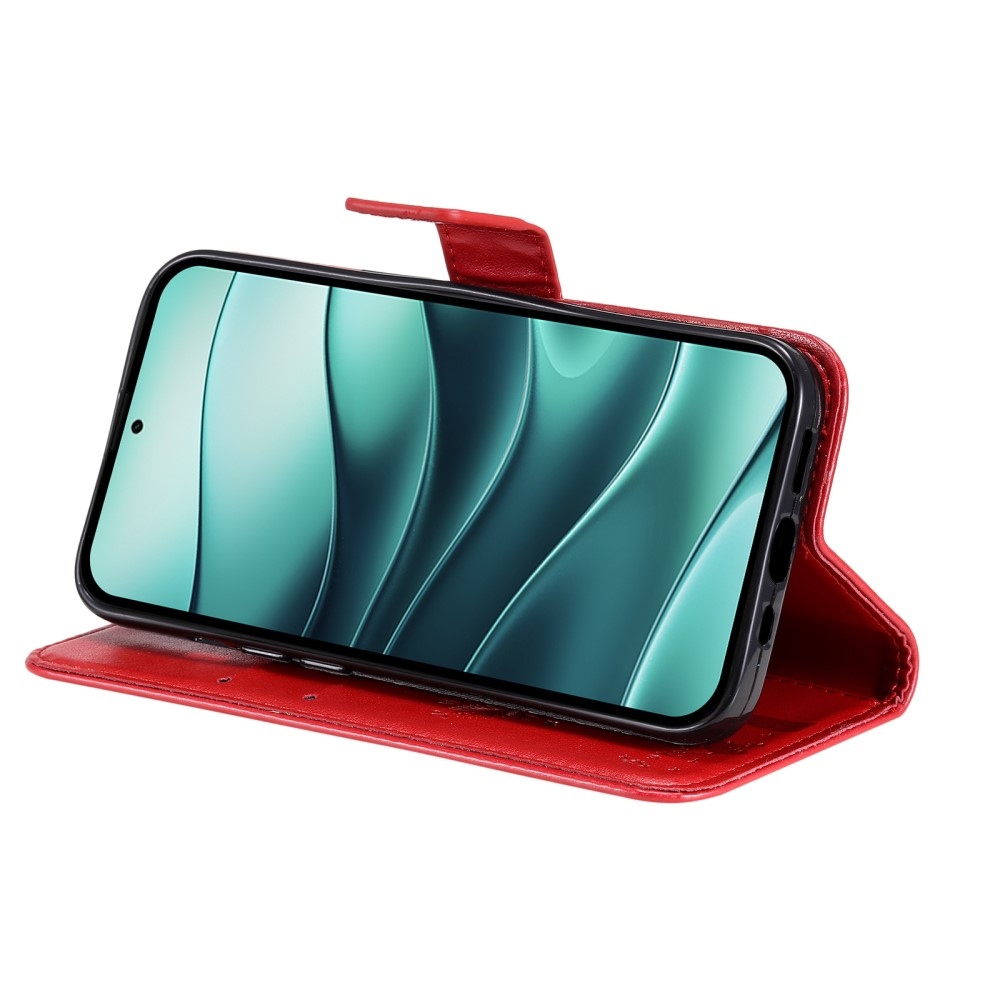 Fák könyve tok Xiaomi Redmi Note 14 5G - piros