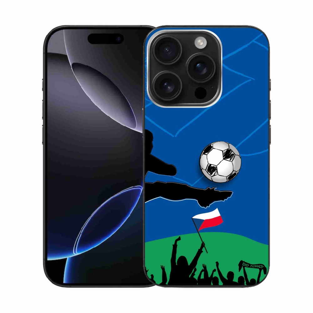 Zselés borítás mmCase iPhone 16 Pro készülékhez - futballszurkolók számára