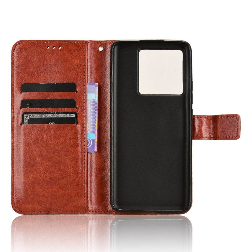 Őrült könyvtáska Xiaomi 13T/13T Pro - barna