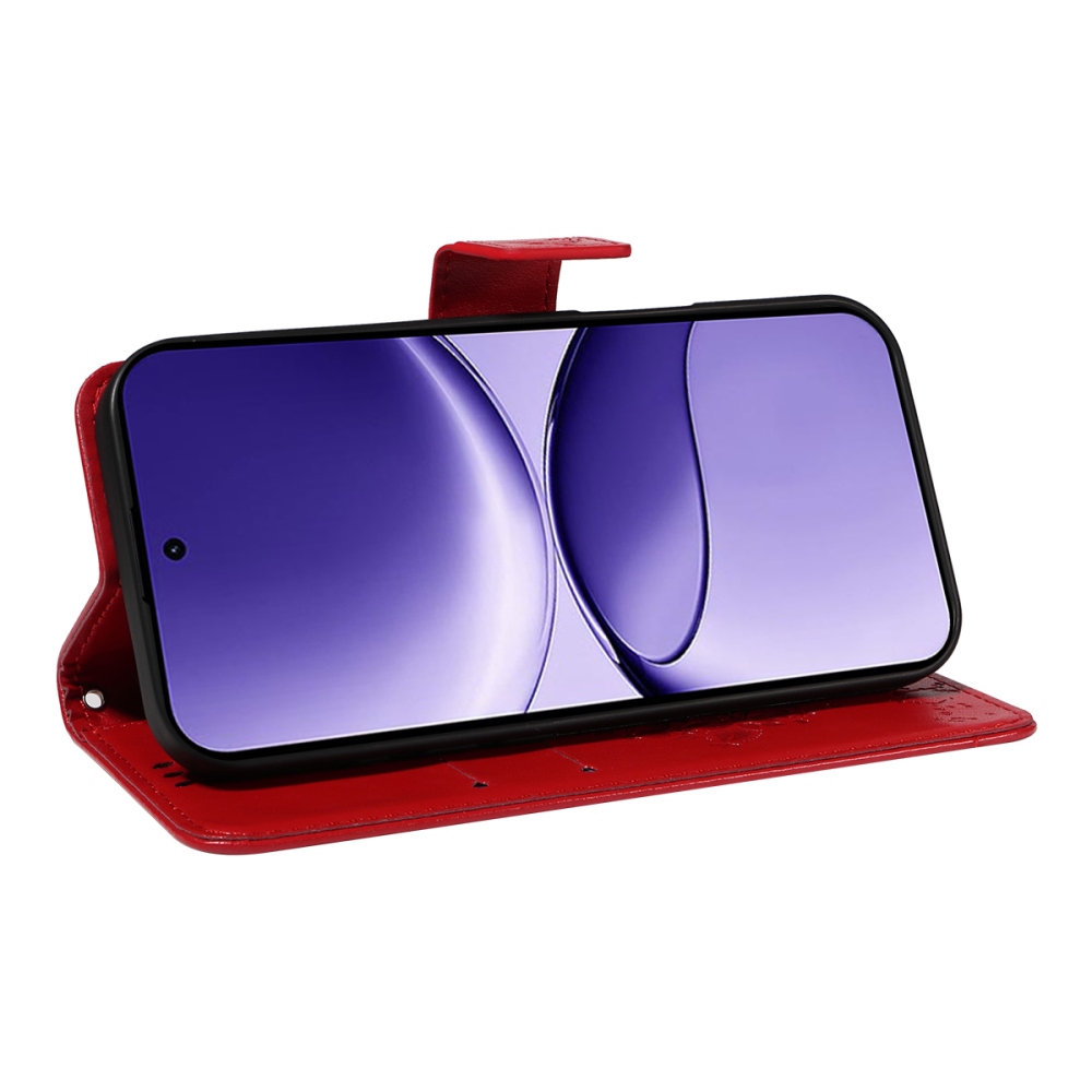 Fák könyv tokja Xiaomi Poco F7 5G - piros