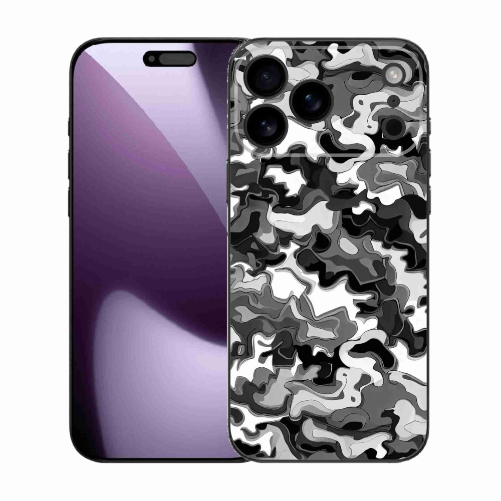 Zselés borítás mmCase iPhone 17 Pro Max készülékhez - terepszínű minta 3