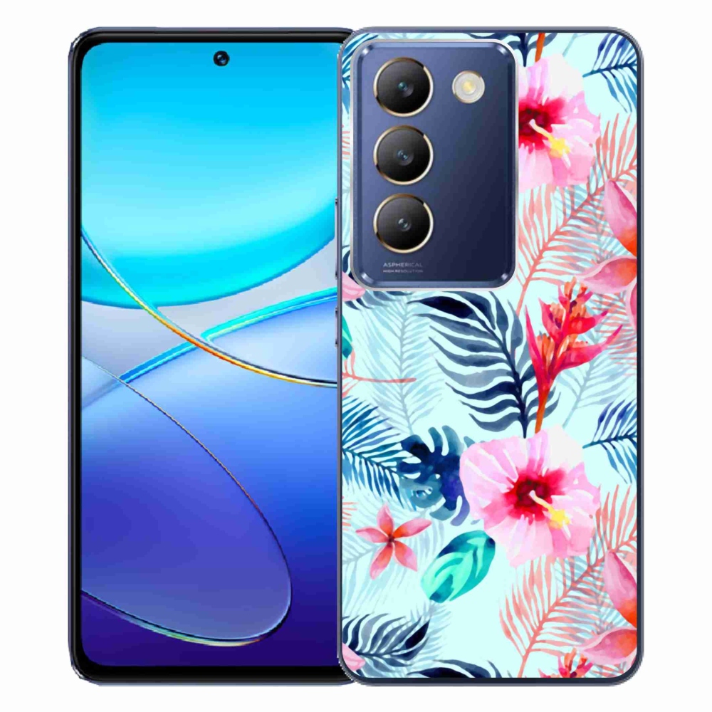 Gél borítás mmCase a Vivo V40 SE 4G/5G készülékhez - virágok