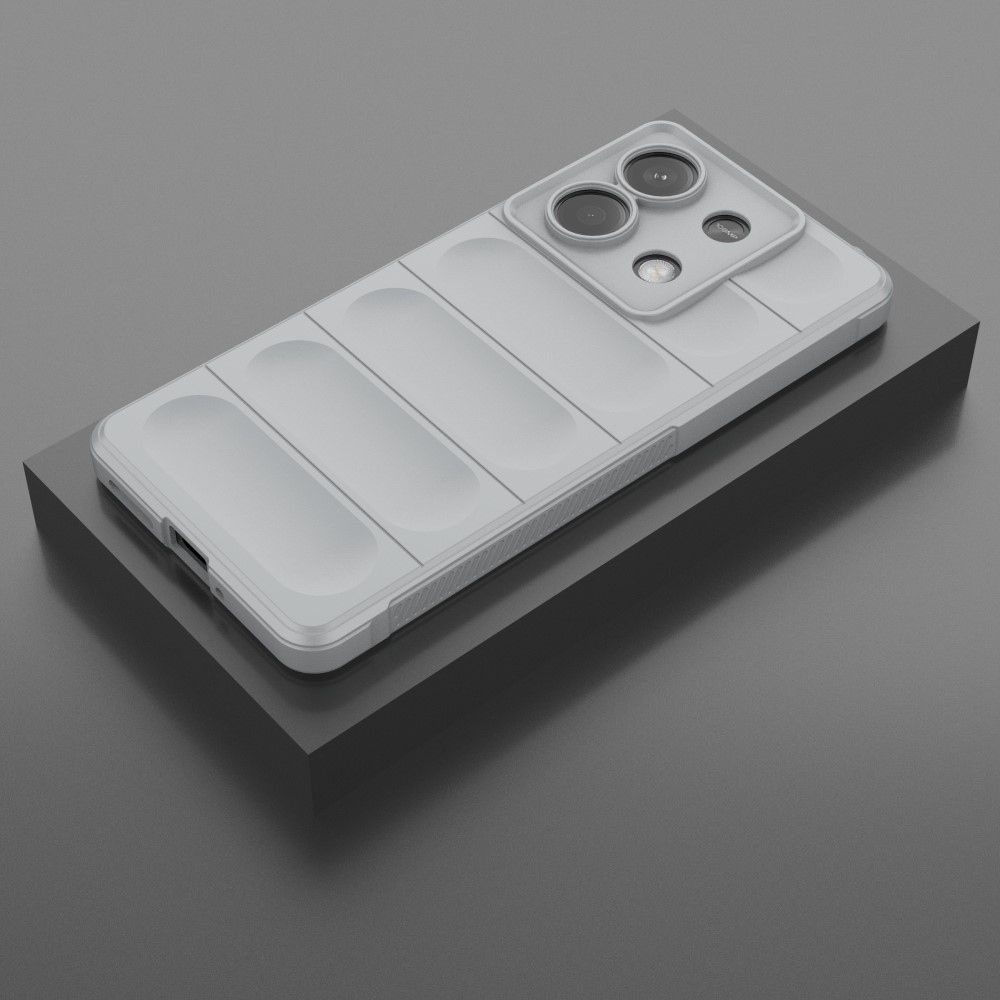 Rugg tartós zselés tok Xiaomi Redmi Note 13 5G - világosszürke