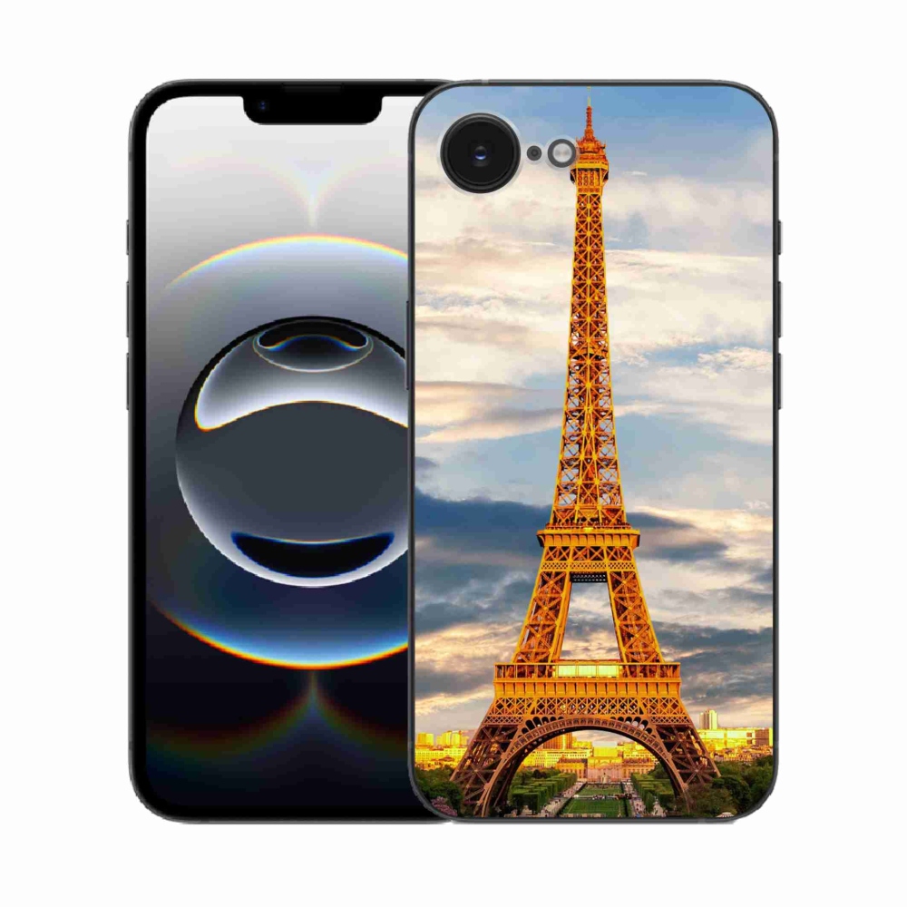 Gél borítás mmCase iPhone 16e készülékhez - eiffel torony 3