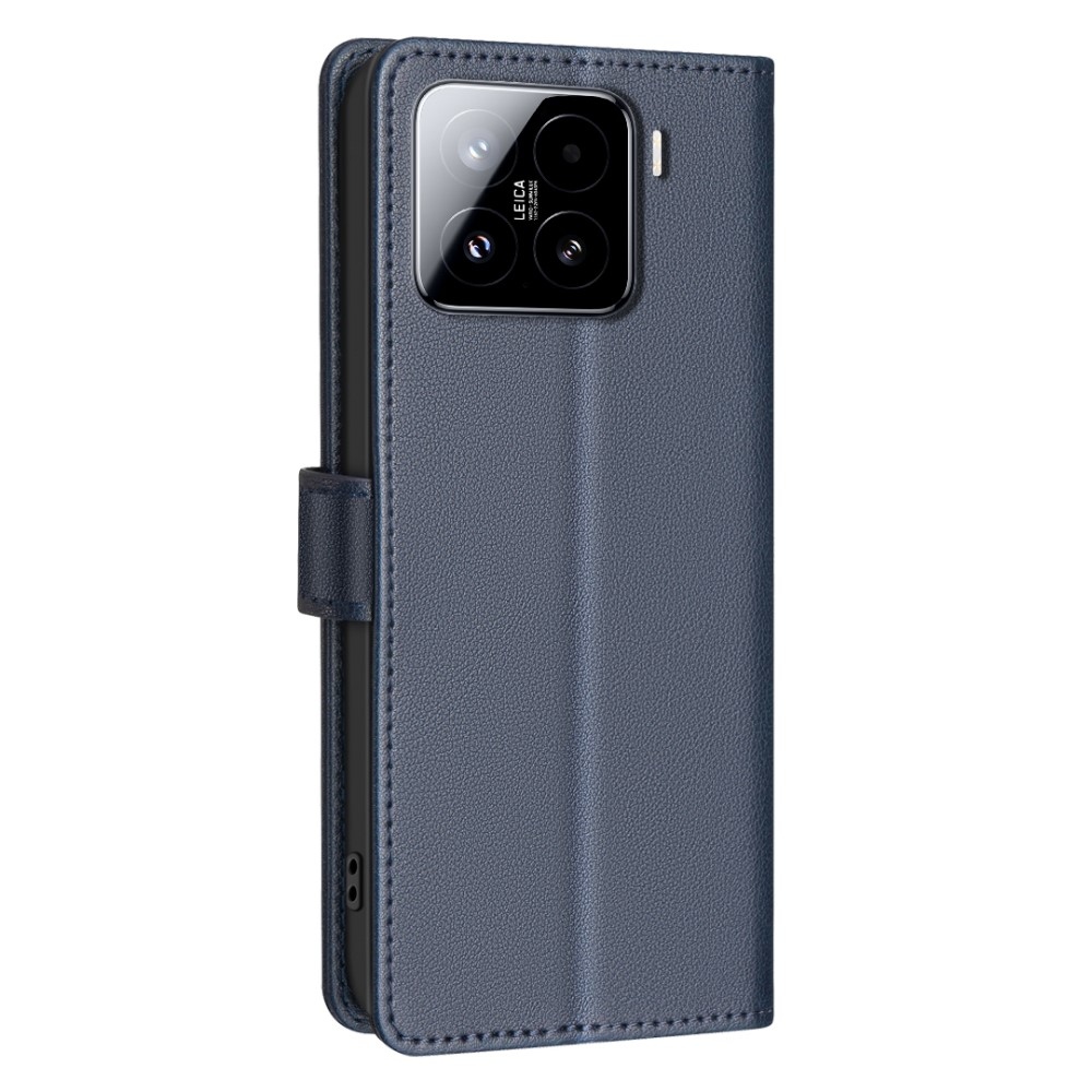 BINFEN könyv tok Xiaomi 15 Pro-hoz - kék