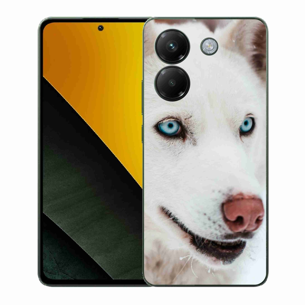 Gél borítás mmCase a Xiaomi Poco M7 Pro 5G-hez - kutyaszemmel nézve
