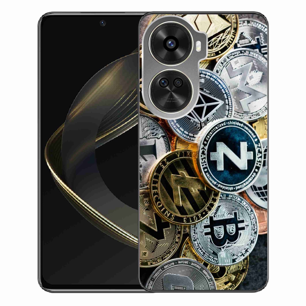 Gél borítás mmCase a Huawei Nova 12 SE számára - kriptovaluták