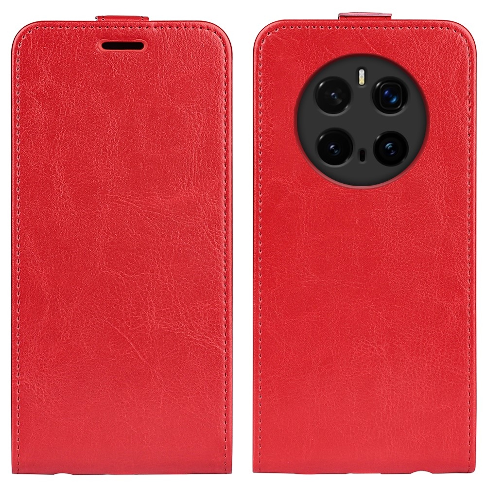 Függőleges könyvtáska Honor Magic 7 Pro 5G számára - piros