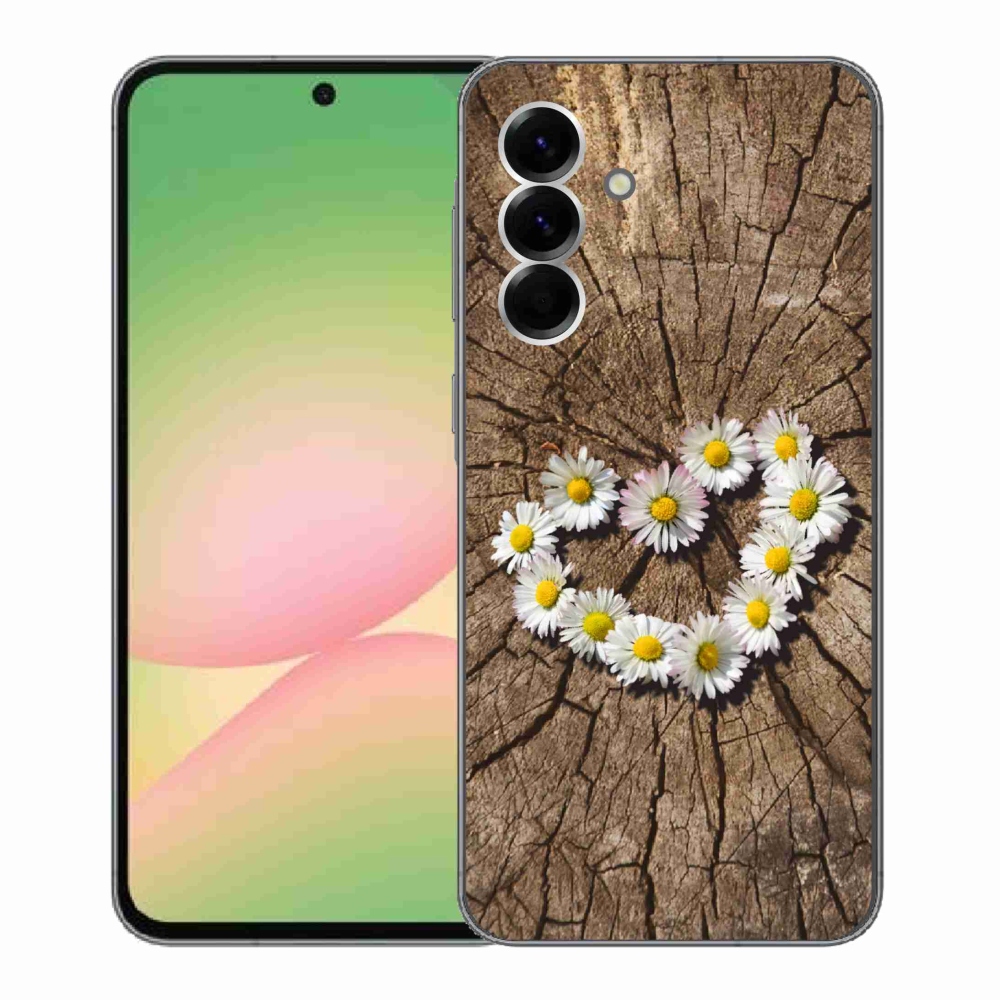 Zselés borítás mmCase Samsung Galaxy A56 5G - Százszorszépek szíve