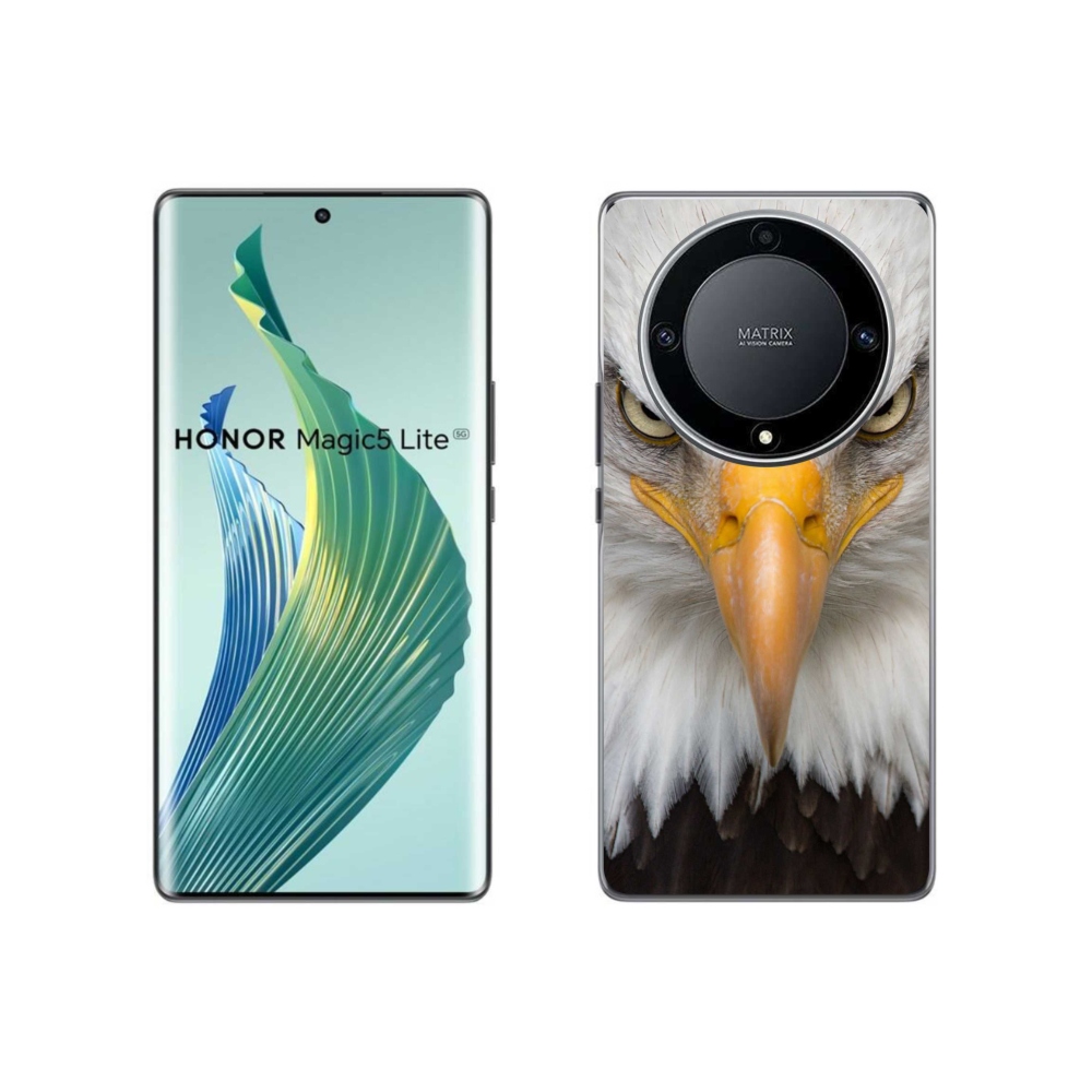 Gél borítás mmCase a Honor Magic 5 Lite 5G számára - eagle