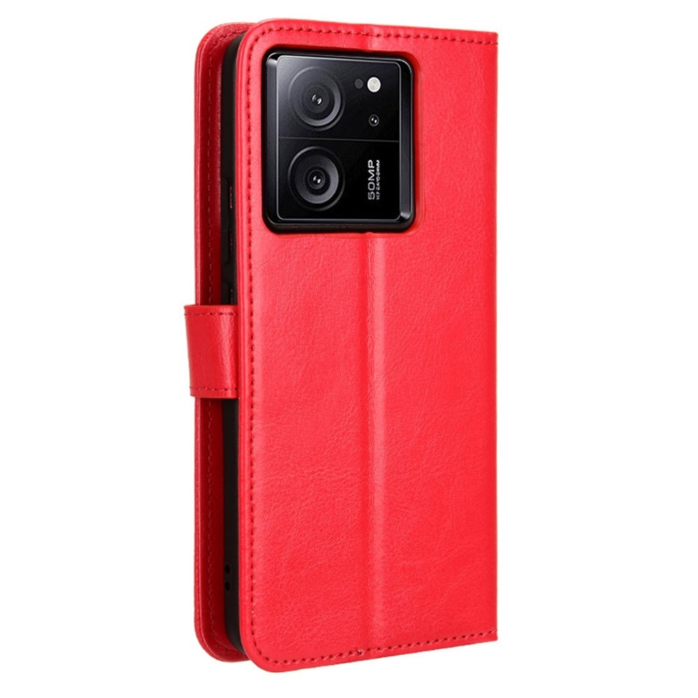 Őrült könyv tok a Xiaomi 13T/13T Pro-hoz - piros