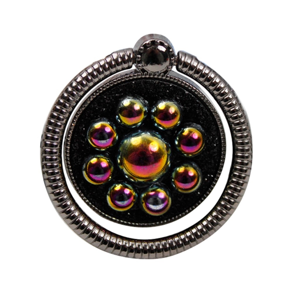 Csatos ujjtartó mobiltelefonhoz - fekete