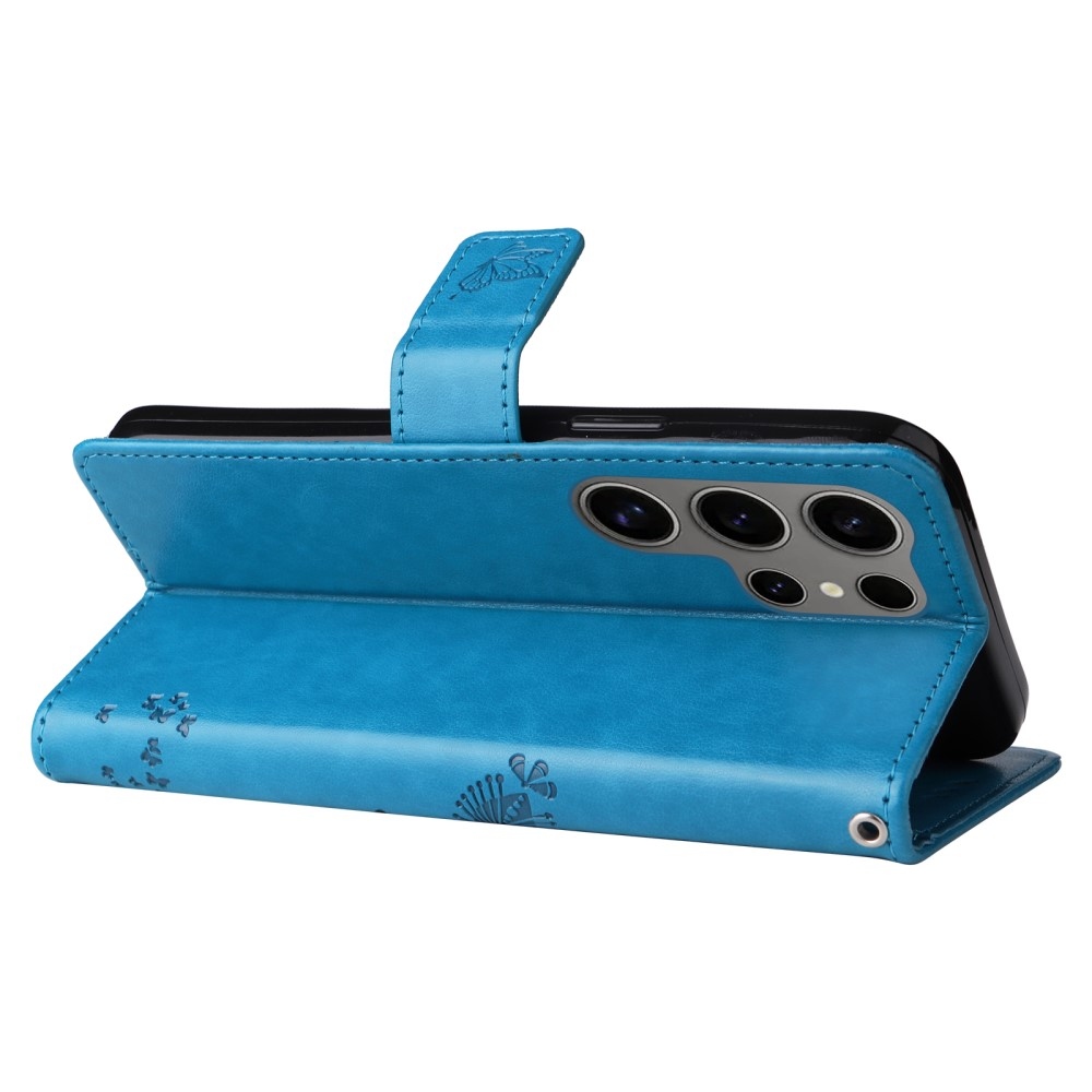 Fák könyve tok Samsung Galaxy S25 Ultra - kék