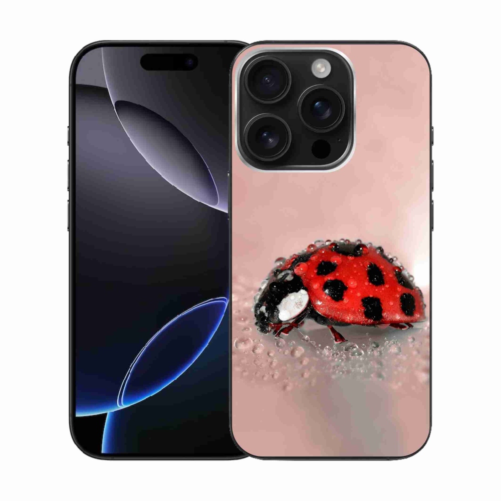 Zselés borítás mmCase iPhone 16 Pro készülékhez - katicabogár