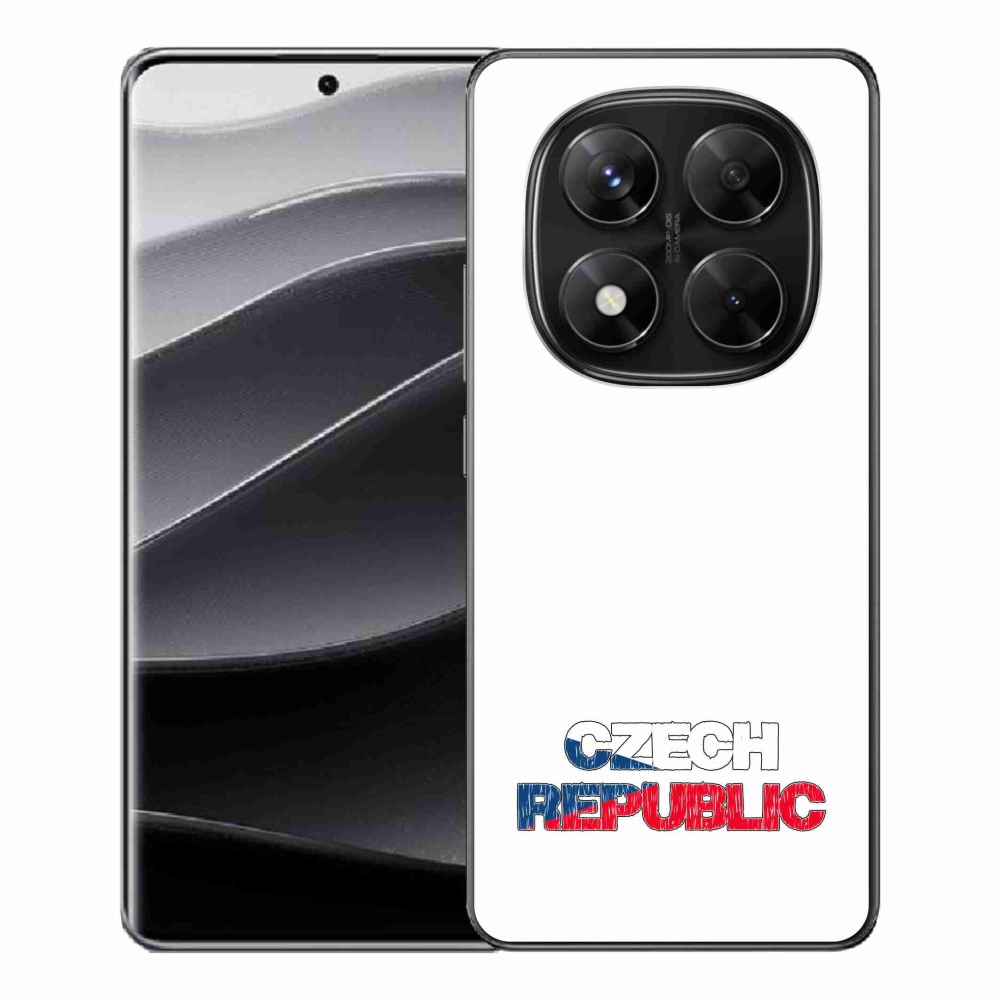 Gél borítás mmCase a Xiaomi Redmi Note 14 Pro 5G/Poco X7 5G - Csehország fehér háttérhez