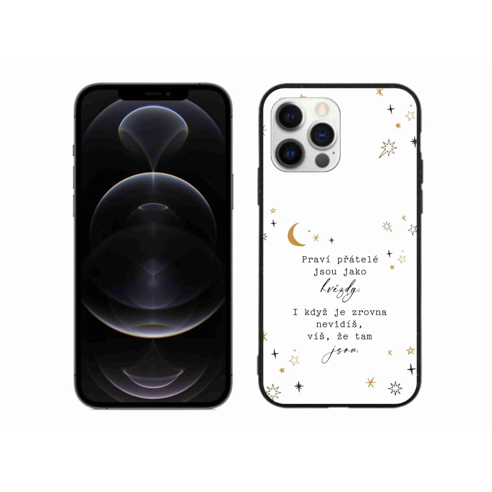 Gél borítás mmCase iPhone 12 Pro Max készülékhez - idézet 6 fehér háttér