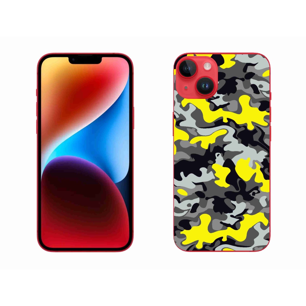 Zselés borítás mmCase iPhone 14 Plus készülékhez - terepszínű minta 6