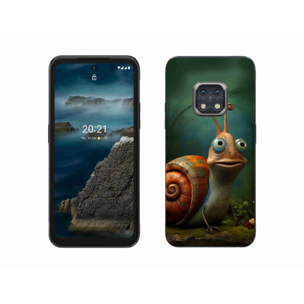 Zselés borító mmCase a Nokia XR20 készülékhez - csiga