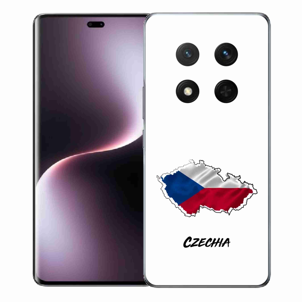 Gél borító mmCase a Honor Magic 7 Lite 5G készülékhez - Csehország fehér háttér