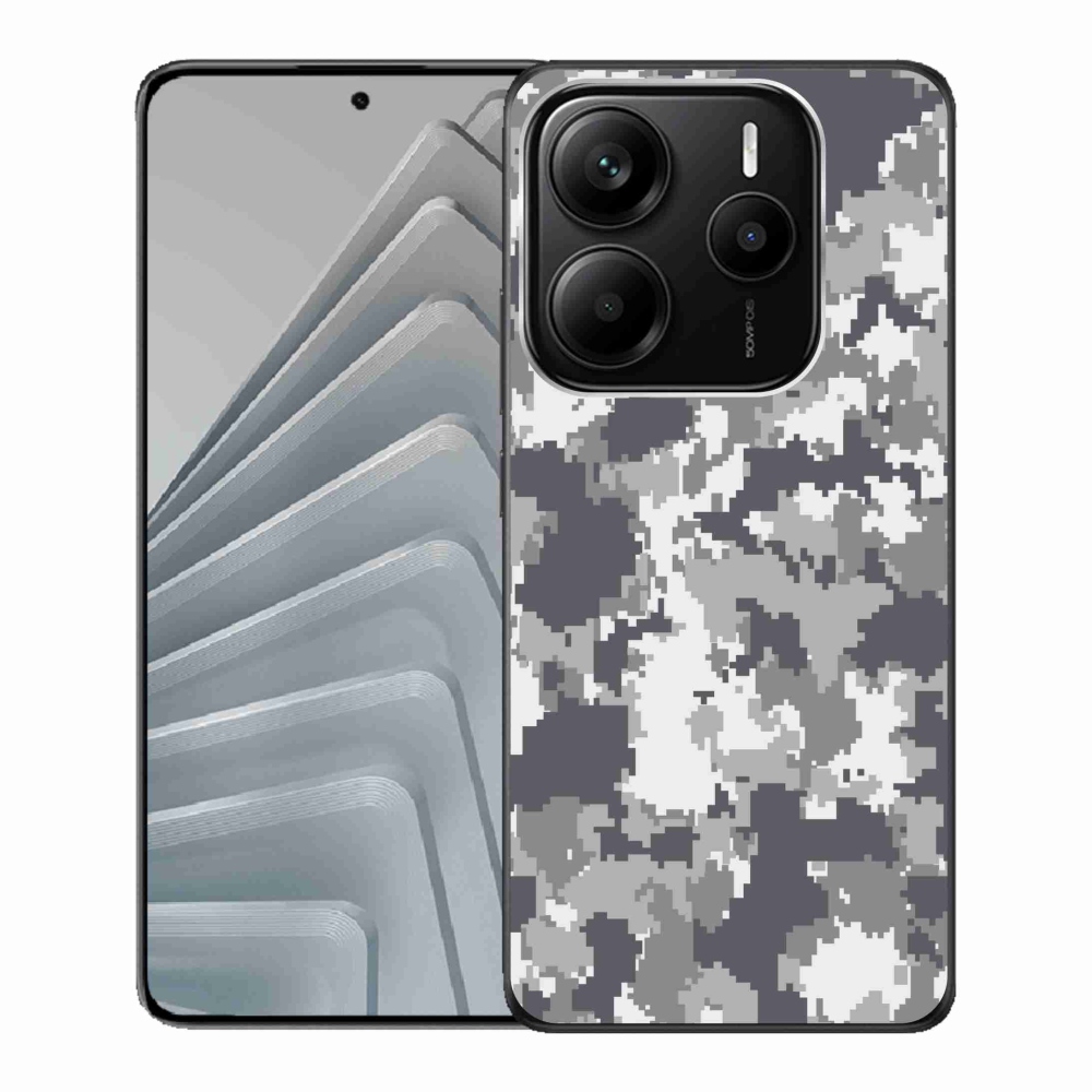 Gél borítás mmCase a Xiaomi Redmi Note 14 5G-hez - álcázó minta 2