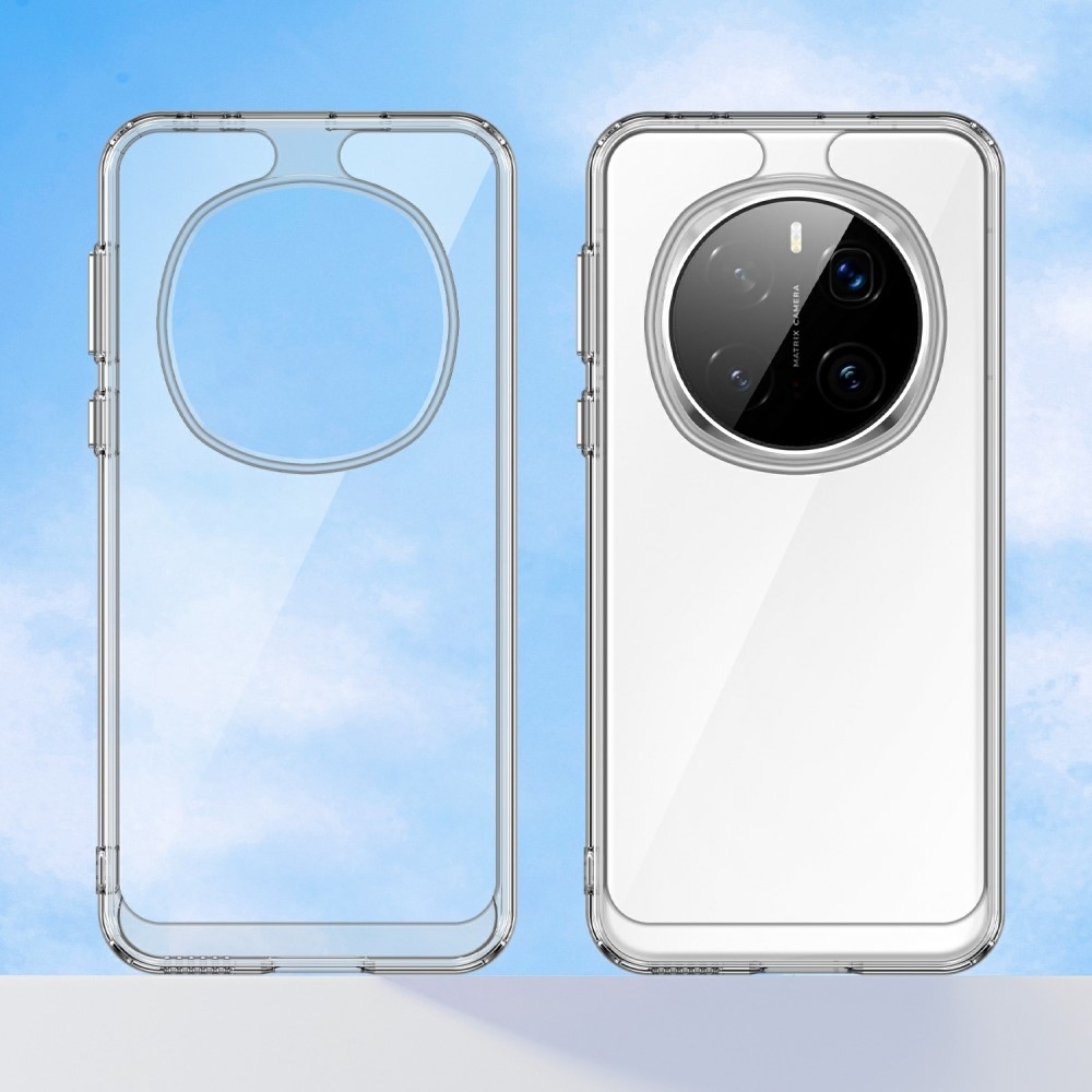 Gél tok kemény hátlappal a Honor Magic 7 Pro 5G számára - átlátszó