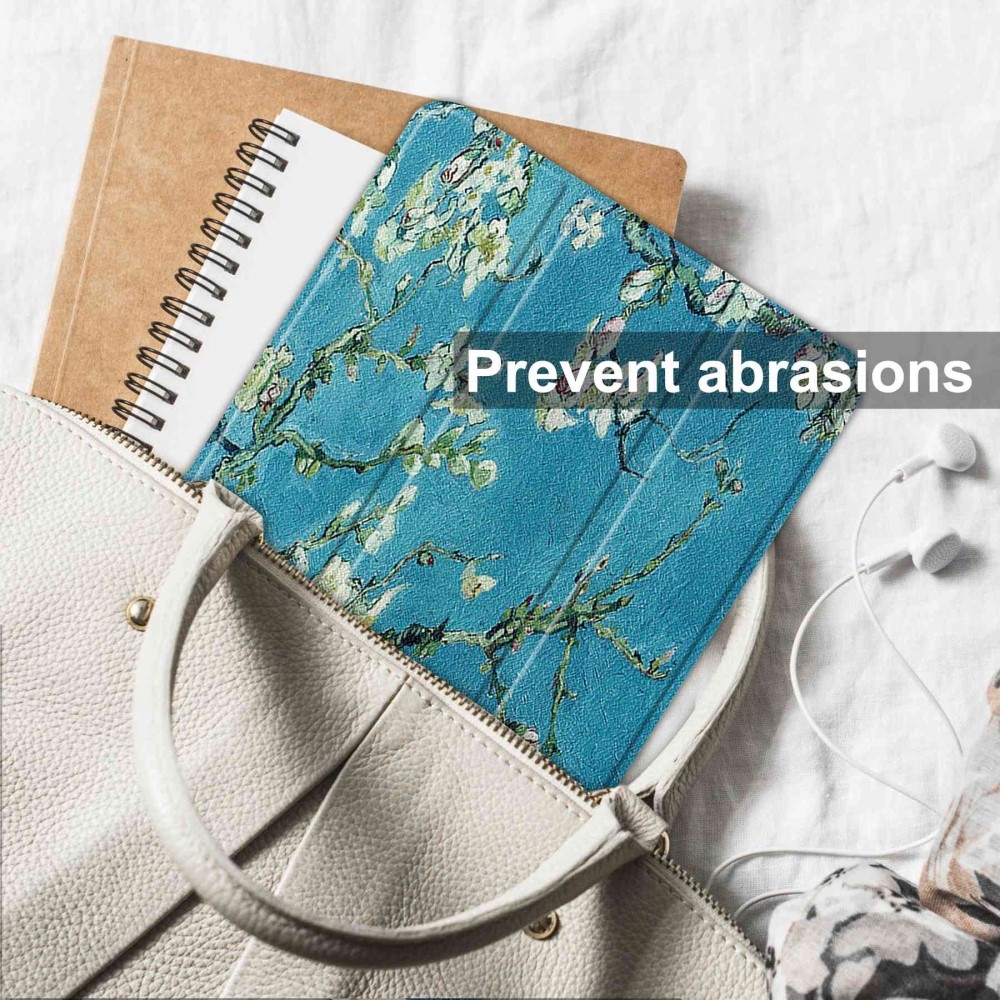 Nyomtatás intelligens záró tok Lenovo Tab P11 Pro (2.Gen) - fehér virágok