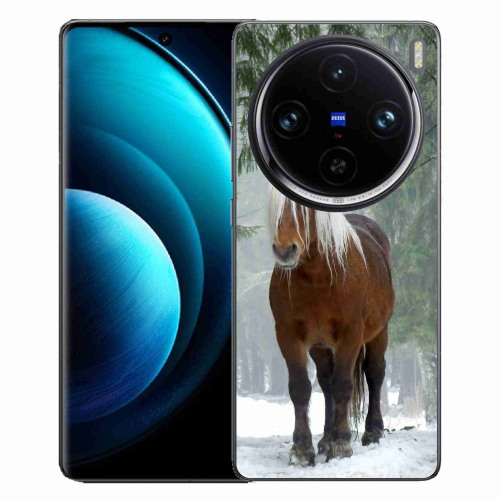 Gél tok mmCase a Vivo X100 Pro 5G-hez - ló az erdőben