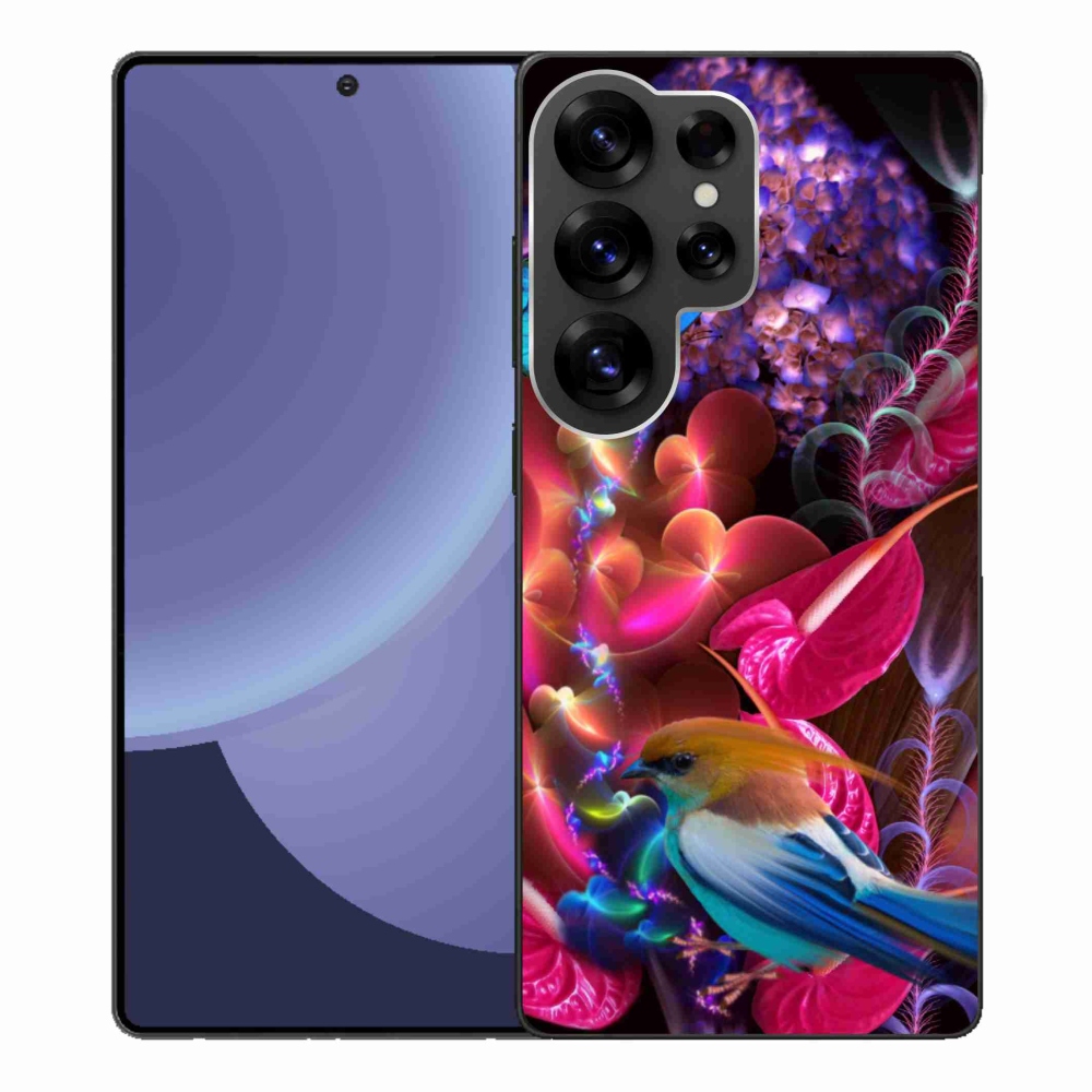 Zselés borítás mmCase Samsung Galaxy S25 Ultra - színes virágok