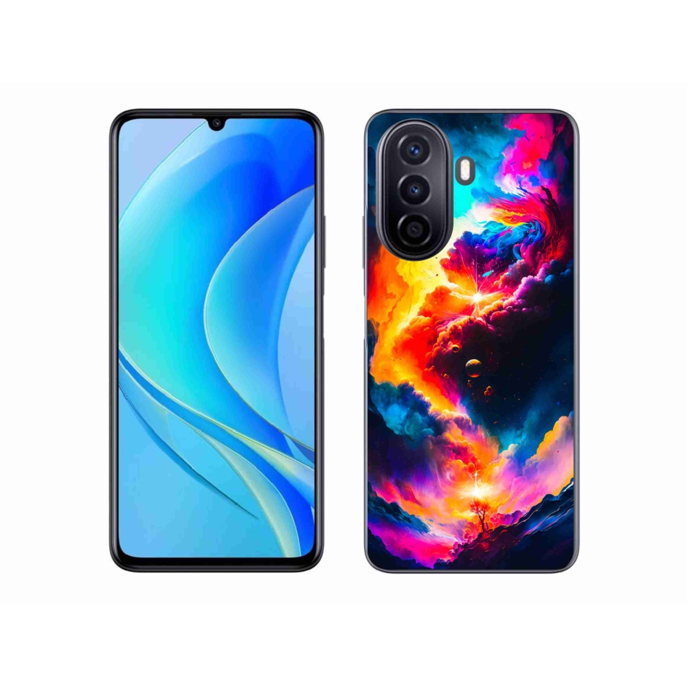 Gél borítás mmCase a Huawei Nova Y70 készülékhez - absztrakt motívum