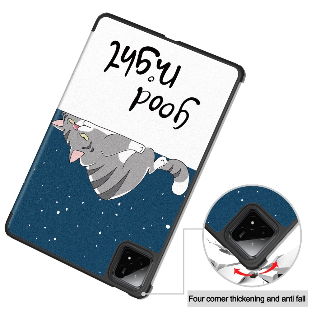 Patty intelligens pozicionáló táblagép tok Xiaomi Pad 7/7 Pro - macska