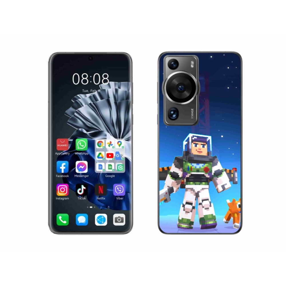 Gél borítás mmCase a Huawei P60 Pro-n - minecraft 2