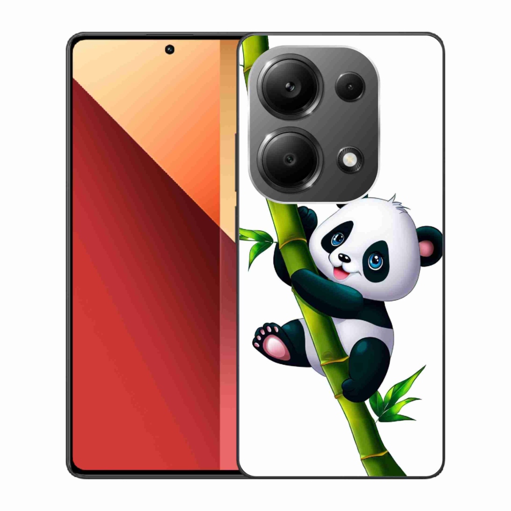Gél borítás mmCase a Xiaomi Redmi Note 13 Pro 4G/Poco M6 Pro számára - panda a bambuszon