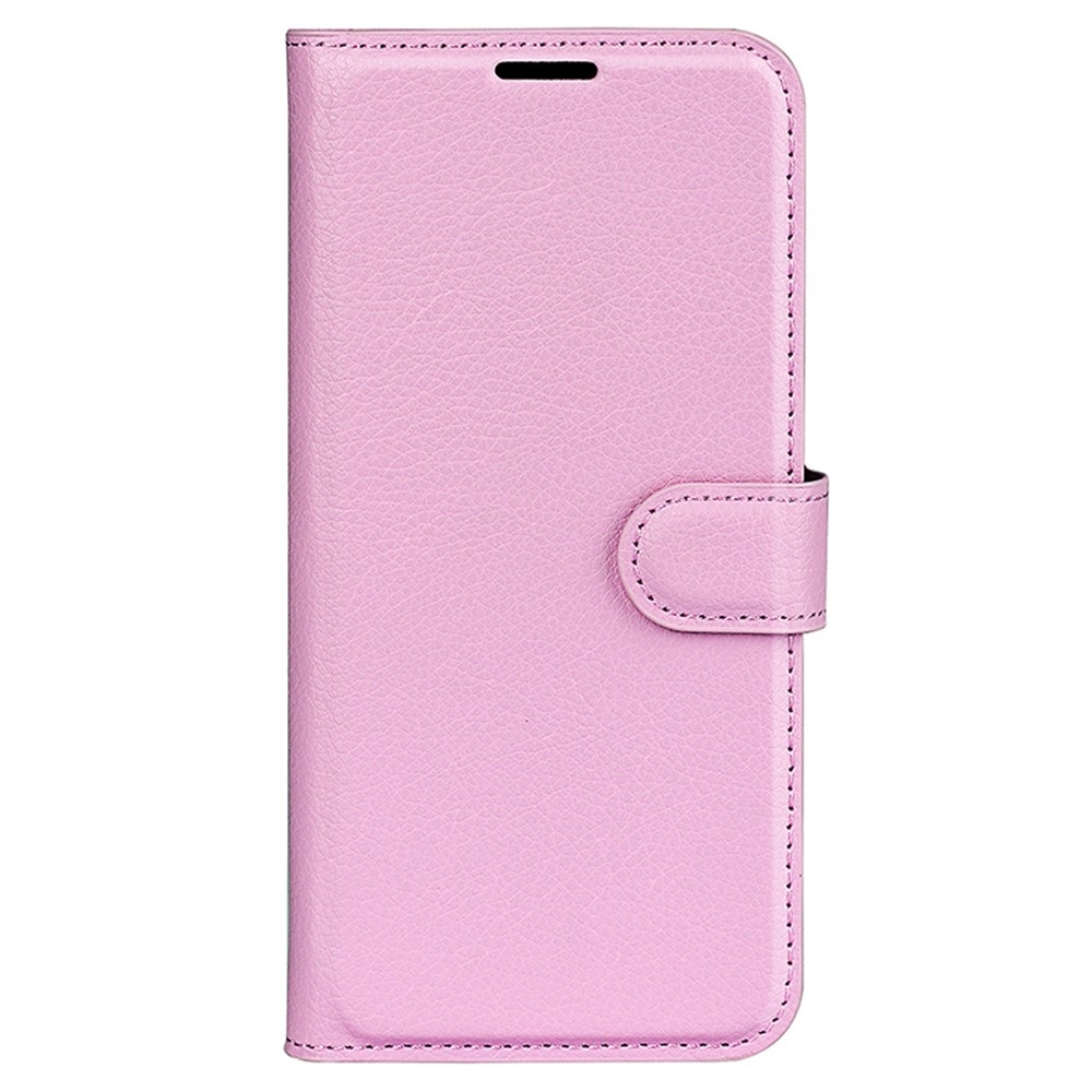 Litchi könyv tok Motorola Moto G85 5G - rózsaszínű
