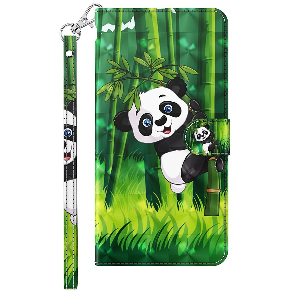 Nyomtatott könyv tok Samsung Galaxy S24+ készülékhez - panda bambuszon