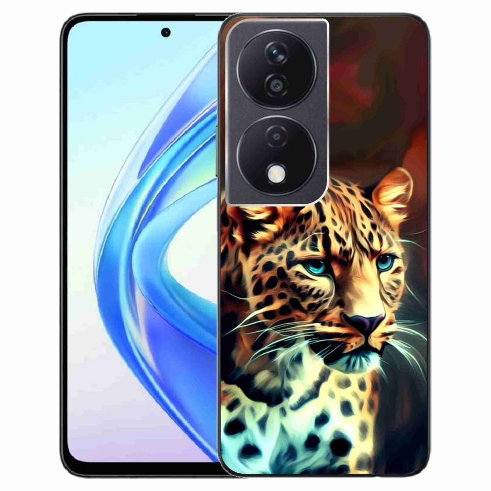 Zselés borítás mmCase a Honor X7b/Honor 90 Smart készülékhez - leopárd színű